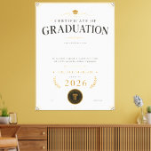 Aangepast universitair diploma 2026 canvas afdruk (Insitu (Woonkamer))