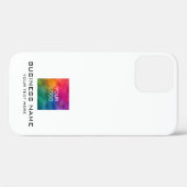 Aangepast Upload hier uw zakelijke Logo Tekst toev Case-Mate iPhone Case (Achterkant (horizontaal))