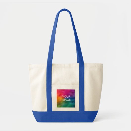Aangepast uploaden Voeg het Malplaatje van de Foto Tote Bag (Voorkant)