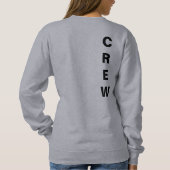 Aangepast uploaden Voeg Logo vrouwelijke basisbema Trui (Achterkant)