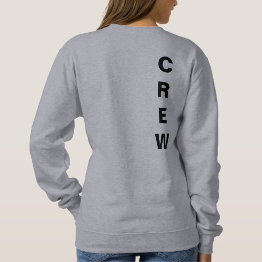 Aangepast uploaden Voeg Logo vrouwelijke basisbema Trui (Achterkant)