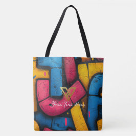Aangepast: Urban Graffiti gepersonaliseerd Tas