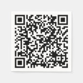 Aangepast URL-vierkant van aangepaste QR-code Servet (Voorkant)