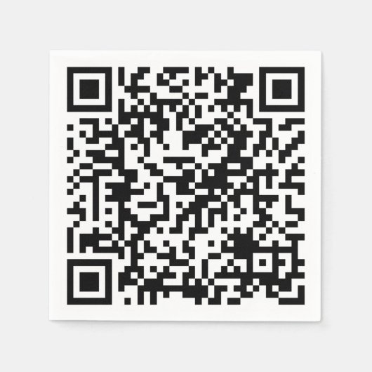 Aangepast URL-vierkant van aangepaste QR-code Servet (Voorkant)