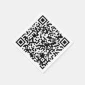 Aangepast URL-vierkant van aangepaste QR-code Servet (Hoek)