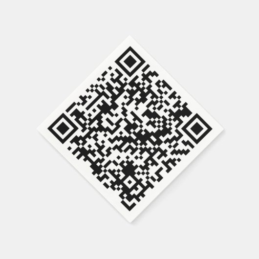 Aangepast URL-vierkant van aangepaste QR-code Servet (Hoek)