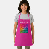 Aangepast uw Afbeelding foto hier roze Voeg tekst  Schort (Insitu)