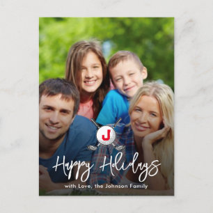 Aangepast uw Afbeelding Golf Holiday Design Feestdagenkaart