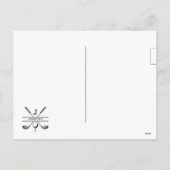 Aangepast uw Afbeelding Golf Holiday Design Feestdagenkaart (Achterkant)