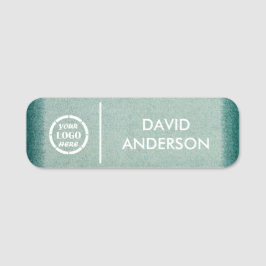 Aangepast uw bedrijf Logo Basic Medewerker Persone Naamplaatje