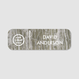 Aangepast uw bedrijf Logo Basic Medewerker Persone Naamplaatje