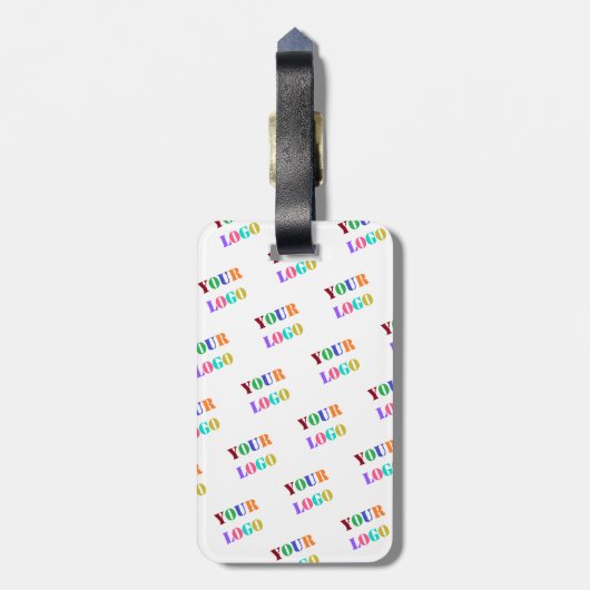 Aangepast uw bedrijf Logo Business Bagagelabel (Achterkant verticaal)