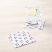 Aangepast uw bedrijf Logo Business Paper Onderzett Kartonnen Onderzetters (Insitu)