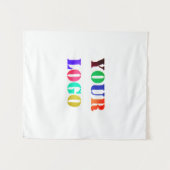 Aangepast uw bedrijf Logo Business Tapestry Wandkleed (Voorkant (horizontaal))