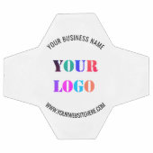 Aangepast uw bedrijf Logo en tekst Voetbal (Enkel)