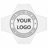 Aangepast uw bedrijf Logo en tekst Voetbal (Enkel)