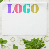 Aangepast uw bedrijf Logo of keukenhanddoek voor f (Gevouwen)