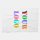 Aangepast uw bedrijf Logo of keukenhanddoek voor f (Horizontaal)