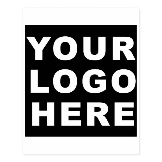 Aangepast uw bedrijf Logo Rubber Stempel (Afrduk)