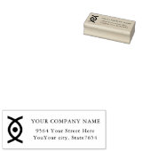 Aangepast uw bedrijf rubberstempel (Gestempeld)