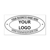 Aangepast uw bedrijfsnaam Website ovaal Stempel (Design)