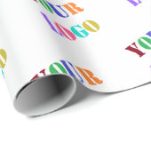 Aangepast uw bedrijfspapier of fotopapier cadeaupapier (Rol Hoek)