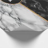 Aangepast uw brief wrapping papier marmer ontwerp (Hoek)