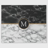 Aangepast uw brief wrapping papier marmer ontwerp (Vlak)