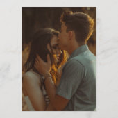 Aangepast uw eigen stijlvolle moderne minimale bru advieskaart (Achterkant)