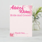 Aangepast uw eigen stijlvolle moderne minimale bru advieskaart (Staand voorkant)