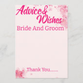 Aangepast uw eigen stijlvolle moderne minimale bru advieskaart (Voorkant)