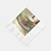 Aangepast [Uw Evenement] Franse Teacup servetten (Hoek)