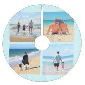 Aangepast uw favoriete foto collage boom rok cadea kerstboom rok (Voorkant)