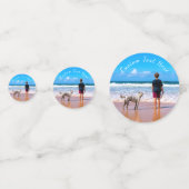 Aangepast uw favoriete foto Confetti met tekstnaam (Voorkanten)