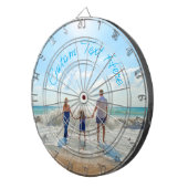 Aangepast uw favoriete foto en tekst Dart Board Dartbord (Voorkant Rechts)