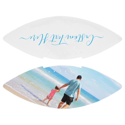 Aangepast uw favoriete foto Football met tekst (Panelen)