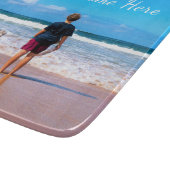 Aangepast uw favoriete foto snijplank met tekst (Hoek)