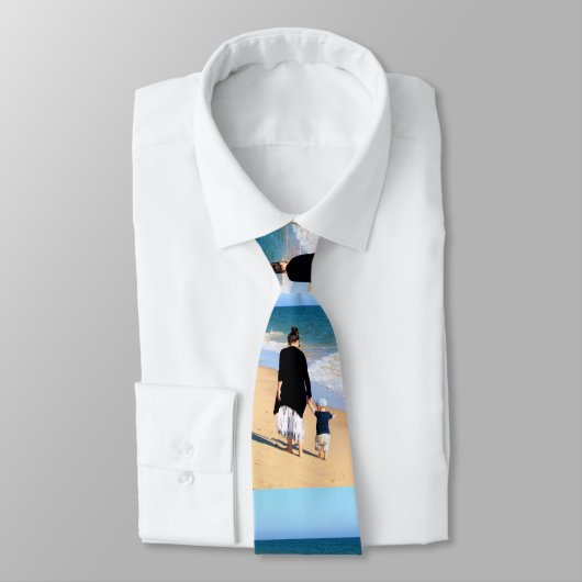 Aangepast Uw favoriete foto Stropdas gepersonalise (Gebonden)