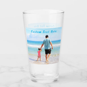Aangepast uw favoriete fotoglas cadeau met tekst glas