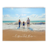 Aangepast uw favoriete fotokalender cadeau met tek kalender (Hoes)