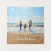 Aangepast uw favoriete fototapijt met tekst wandkleed (Voorkant (horizontaal))