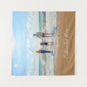 Aangepast uw favoriete fototapijt met tekst wandkleed (Voorkant)