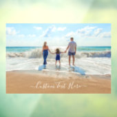 Aangepast uw favoriete fotovenster Cling met tekst Raamsticker (Vel 3)