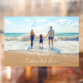 Aangepast uw favoriete fotovenster Cling met tekst Raamsticker (Vel 2)