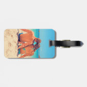 Aangepast uw foto Bagagelabel gepersonaliseerd ont (Achterkant horizontaal)