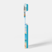 Aangepast uw foto Collage-tekstnaam Aangepast iPhone Hoesje (Linkerkant)