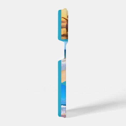 Aangepast uw foto Collage-tekstnaam Aangepast iPhone Hoesje (Rechterkant)