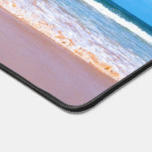 Aangepast uw foto en tekst op maat bureaumat (Hoek)