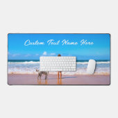 Aangepast uw foto en tekst op maat bureaumat (Keyboard & Muis)