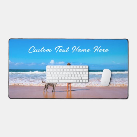 Aangepast uw foto en tekst op maat bureaumat (Keyboard & Muis)